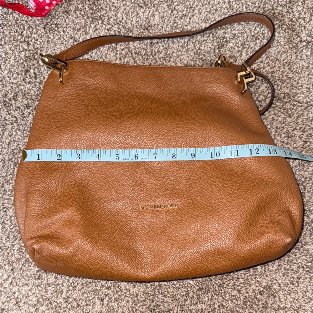 Michael Kors Brown Leather Hobo Shoulder Bag